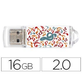 Pen Drive Techonetech Flash Drive 16 Gb 2.0 Music Dream