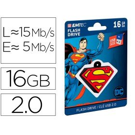Pen Drive USB Emtec Flash 16 Gb USB 2.0 Collector Superman