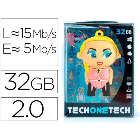 Pen Drive USB Tech One Tech Madona 32 Gb