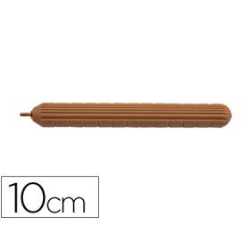 Pico Plastico Faibo Imitação Madeira com Ponta de Aco Latonado Bolsa de 25 Unidades