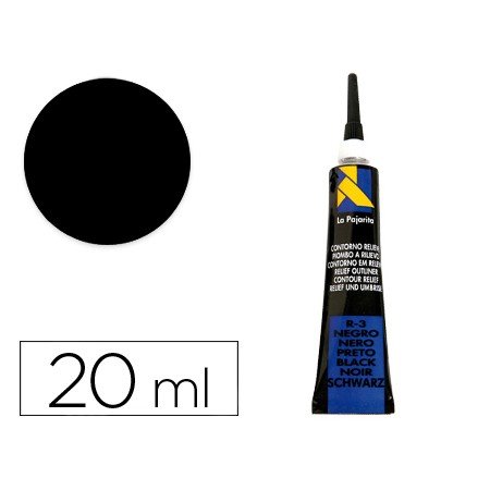 Pintura Para Contorno Preto R-3 La Pajarita