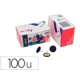 Pioneses Lismania Office Cor Preto Caixa de 100 Unidades