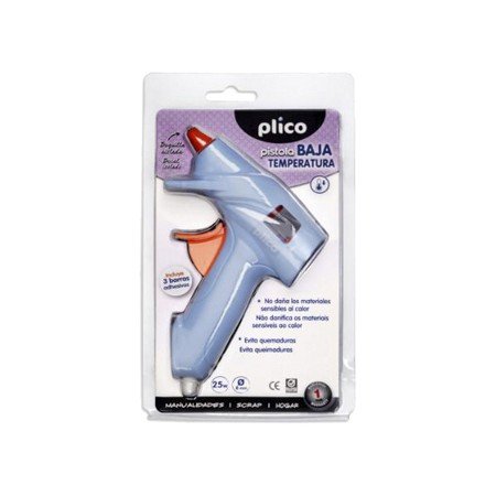 Pistola Cola Termofusivel Plico 25W Baixa Temperatura