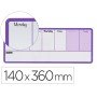 Planificador Semanal Nobo Magnetico Cor Violeta 140X360 Mm
