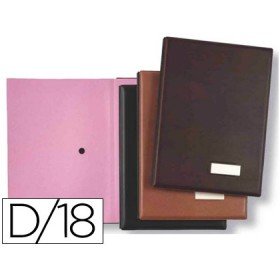 Porta Assinaturas Pardo 0875 Preto -18 Departamentos