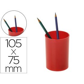 Porta Lapis Archivo 2000 Ecogreen 100% Reciclado Vermelho