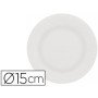 Prato Papel Reciclavel Branco 15 Cm Pack 100 Unidades