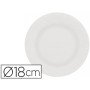 Prato Papel Reciclavel Branco 18 Cm Pack 100 Unidades