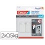 Prego Autoadesivo Tesa Fixacao Ate 0,5 Kg Uso Paredes Pintadas Removivel Blister de 2 Unidades