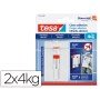 Prego Autoadesivo Tesa Fixacao Ate 4 Kg Uso Azulejos Removivel Blister de 2 Unidades