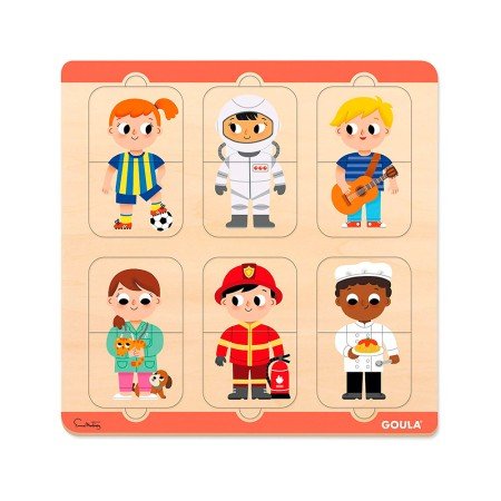 Puzle Goula Profesiones 12 Piezas