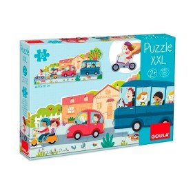 Puzle Goula Xxl Vehiculos 18 Piezas