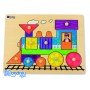 Puzzle Andreutoys Madeira Comboio 10 Peças