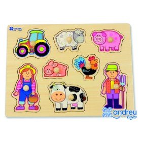 Puzzle Andreutoys Madeira Quinta 8 Peças