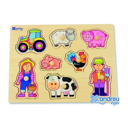 Puzzle Andreutoys Madeira Quinta 8 Peças