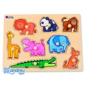 Puzzle Andreutoys Madeira Selva 8 Peças