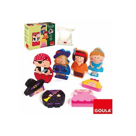 Puzzle Goula Infantil Personagens Magneticas