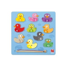 Puzzle Goula Madeira Magnetico 11 Pecas Patos Magicos