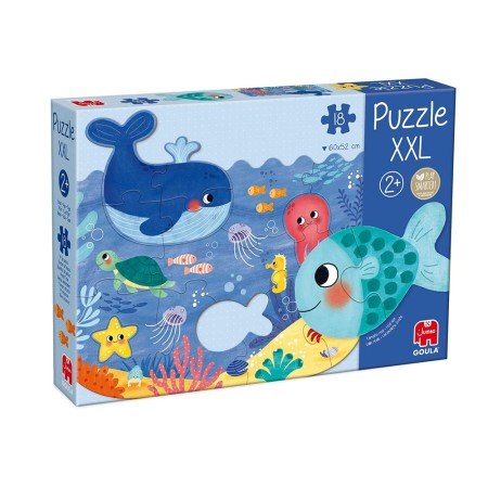 Puzzle Goula Xxl 18 Pecas Oceano