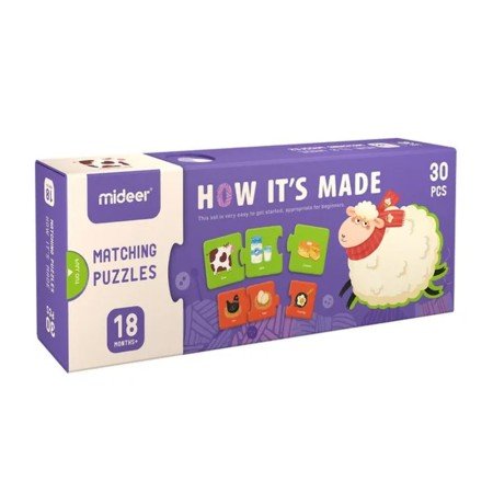 Puzzle Mideer Como E Feito 30 Pecas