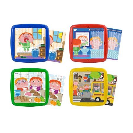 Puzzle Miniland Habito Diarios Set de 4 Unidades 25 Peças