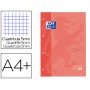 Recarga Color 1 Oxford Din A4+ 80 Folhas 90 Gr Quadricula 5 Mm Capa Suave 4 Furos Coral Touch