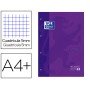 Recarga Color 1 Oxford Din A4+ 80 Folhas 90 Gr Quadricula 5 Mm Capa Suave 4 Furos Lilas Touch