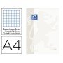 Recarga Cor Oxford Din A4 80 Folhas Quadricula 5 Mm 4 Furos Branco