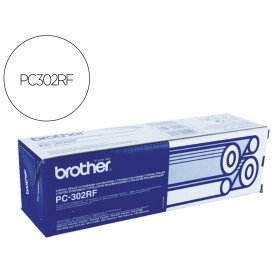 Recarga Fax Brother Pc302Rf de Transferencia Termica Duracao 235 Paginas Pack de 2 Unidades