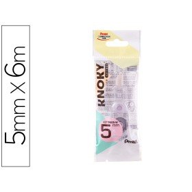 Recarga Para Corretor de Fita Pentel Knoky 5Mmx6M