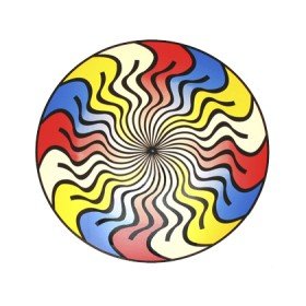 Roda Gigante Henbea Plastico Flexivel com Efeitos Opticos Diametro 50 Cm Set 12 Unidades