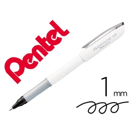 Roller Ball Pentel Floatune Ponta de 1 Mm Cor Preto