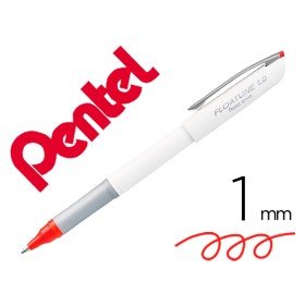 Roller Ball Pentel Floatune Ponta de 1 Mm Cor Vermelho