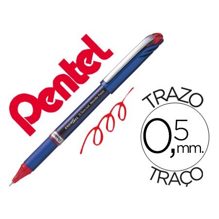 Roller Pentel Energel Bln25 Vermelho