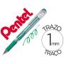 Roller Pentel Hybrid Gel K230M Ponta de 1,0 Mm Cor Verde Metalico