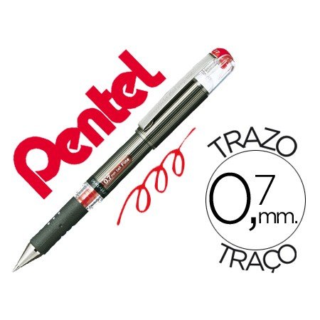 Roller Pentel K227 Vermelho