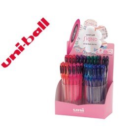 Roller Uni Ball Um-120 Sign O 0,7 Mm Tinta Gel Expositor de 48 Cores Basicas