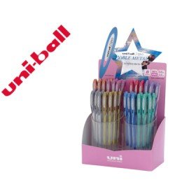 Roller Uni Ball Um-120 Sign O 0,7 Mm Tinta Gel Expositor de 48 Cores Metalizados
