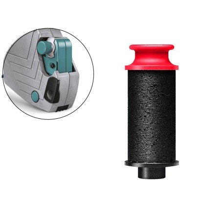 Rolo de Tinta Meto Basic Para Etiquetadora Arrow S Tinta Preta Pack de 5 Unidades