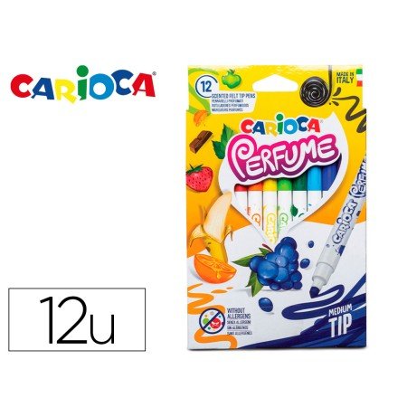Rotulador Carioca Perfume Xplosion Caja de 12 Unidades Colores Surtidos