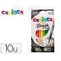 Rotulador Carioca Super Brush Caja de 10 Unidades Colores Surtidos