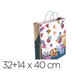 Saco Para Presente Basika Ta2304 L Garrafa 32+14X40 Cm