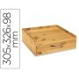 Suporte Para Capsulas de Cafe Cep Silva Bambu 1 Gaveta 305X326X98 Mm