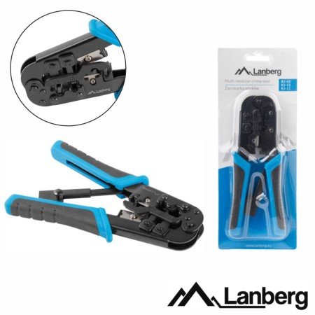 Alicate De Cravar Fichas 8P/6P/4P Lanberg