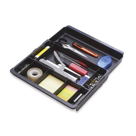 Tabuleiro de Secretaria Exacompta Drawinsert de Gavetas Cor Preta 298X246X36 Mm