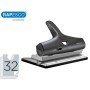 Taladror Rapesco Alu 95 Negro Ajustable 2, 3 Y 4 Taladros Capacidad 32 Hojas