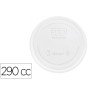 Tampa de Plastico Biodegradavel Para Copo de 290 Cc Pack de 100 Unidades