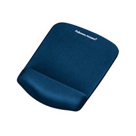 Tapete Para Rato Fellowes com Apoio de Pulsos Foam Fusion Plush Touch Azul 25X184X238 Mm