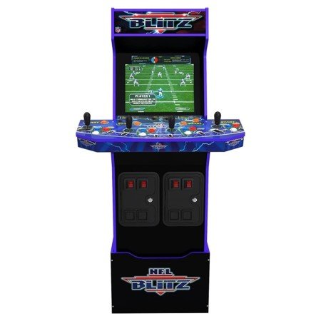 Máquina de jogo arcade 1 up nfl blitz