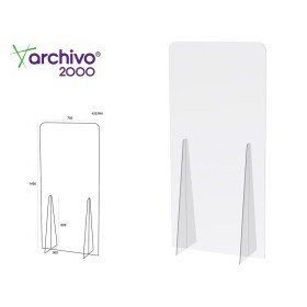 Visor de Protecao Archivo 2000 de Pe Metacrilato Transparente 750X1400 Mm